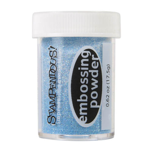 Poudre à Embosser - SPRING SPARKLE BLUE Opaque - Stampendous