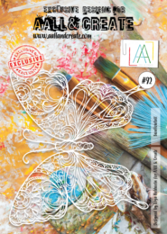 Pochoir Aall & Create - Flutterby N°98