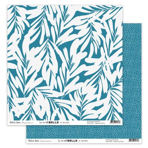 Béatrice Garni - LA VIE EST BELLE N°2 - Papier Scrap 30x30