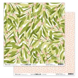 Béatrice Garni - LA VIE EST BELLE N°1 - Papier Scrap 30x30