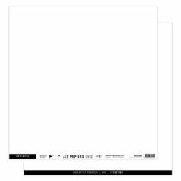 Faux Unis - BLANC PUR N°9 - Florilèges Design