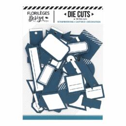 ETIQUETTES - Bleu Canard - Florilèges Designs