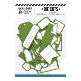 ETIQUETTES - Vert Feuillage - Florilèges Designs