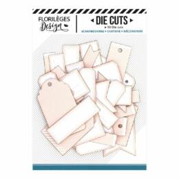 ETIQUETTES - Rose Pêche - Florilèges Designs