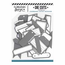 ETIQUETTES - Gris Orage - Florilèges Designs