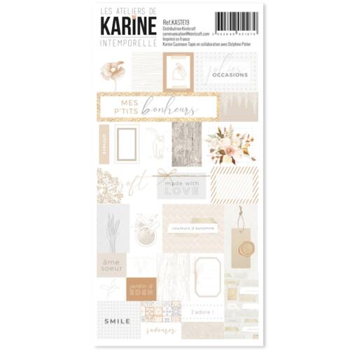 Les Ateliers de Karine - INTEMPORELLE Stickers Etiquettes 9.5x17