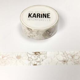 Masking Tape - INTEMPORELLE - FLORAL - Les Ateliers de Karine
