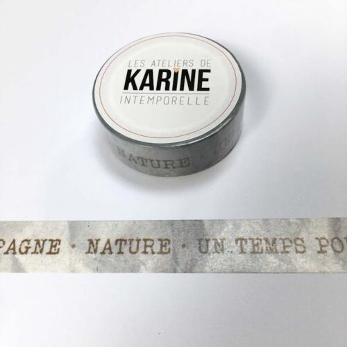 Masking Tape - INTEMPORELLE - TEXTES KRAFT - Les Ateliers de Karine