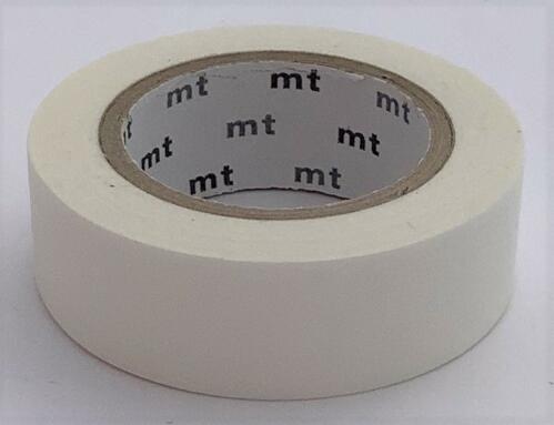 Masking Tape - PASTEL MAT - BLANC 15mmx10m