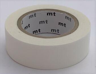 Masking Tape - PASTEL MAT - BLANC 15mmx10m