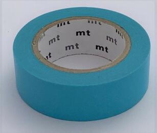 Masking Tape - PASTEL MAT - BLEU TURQUOISE 15mmx10m