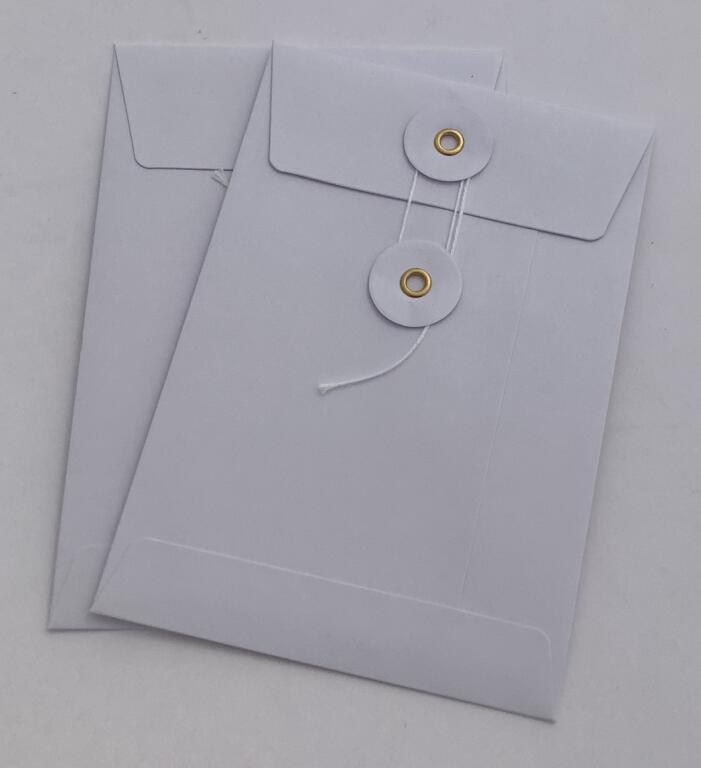 Enveloppe en papier kraft avec fermeture japonnaise pour mini album de  scrap enveloppe kraft blanche - Vos loisirs 88