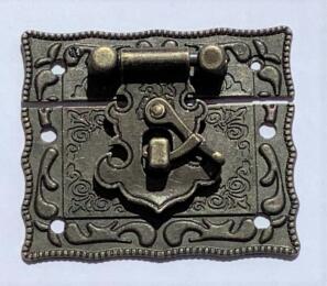 Fermoir Boite - VINTAGE BRONZE n°D 50x44mm