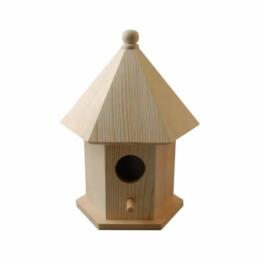 Support Bois - NICHOIR HEXAGONE 