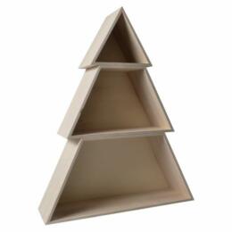 Support Bois - ETAGERE FORME SAPIN 