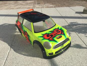 carrosserie mini peinte