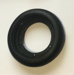 Pneu GRP MOTO 1/5ème - Arriere R2 Super Soft Rain sur Jante Noire Y-TT