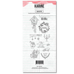 Tampon Clear - JARDIN D'HIVER - SOIR DE FETE - les Ateliers de Karine