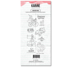 Tampon Clear - JARDIN D'HIVER - MON BEAU SAPIN - les Ateliers de Karine