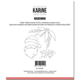Pochoir Broderie - JARDIN D'HIVER- PAPA NOEL ETC....- Les Ateliers de Karine