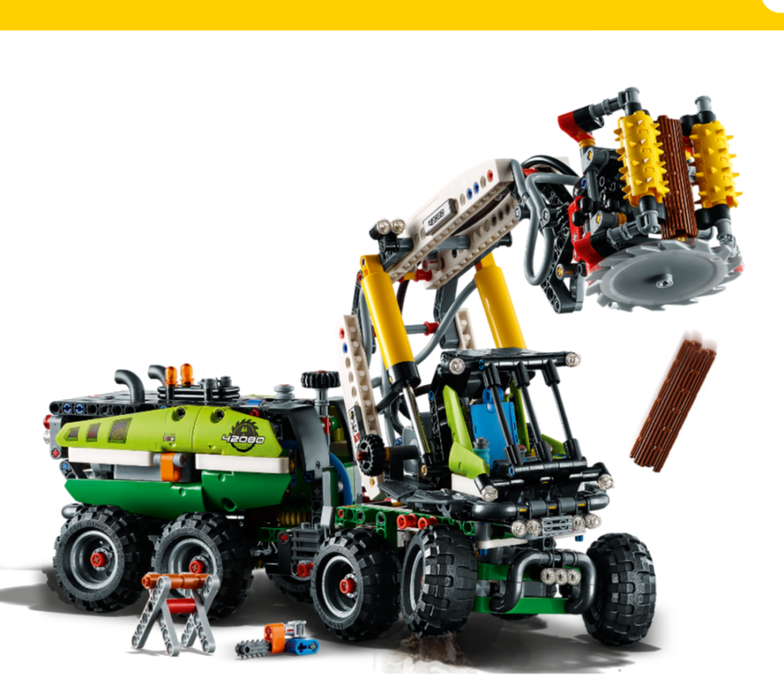 Lego Technic en stock pour noël. Lego technic pas cher pour cadeaux noël  Lego technic Le Camion forestier 42080 - Vos loisirs 88