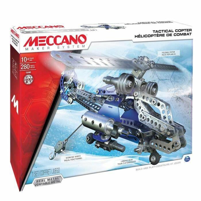 Meccano jeu de construction pour enfant Meccano Hélicoptère de combat a  partir de 10 ans - Vos loisirs 88