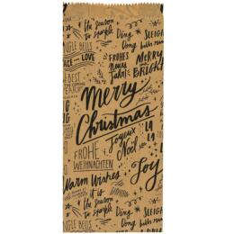 Calendrier de l'Avent - SACHET KRAFT NOEL ( 10x23cm ) 24 sachets 