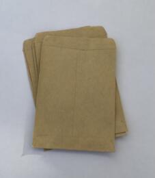 POCHETTES KRAFT Petite - NATUREL 60x100mm ( x5)