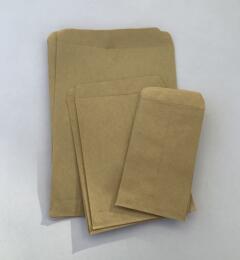 POCHETTES KRAFT - ASSORTIMENT NATUREL  60x100 - 90x120 - 120x166mm ( x12)