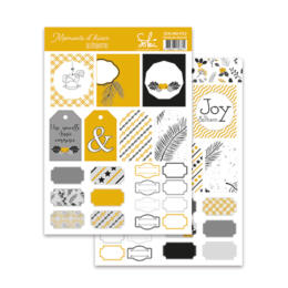 Sokai - MOMENTS D'HIVER Planche d'Etiquettes N°2