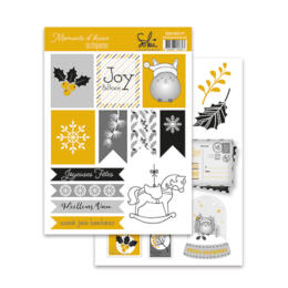 Sokai - MOMENTS D'HIVER Planche d'Etiquettes N°1