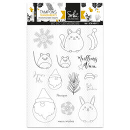 Tampon Clear - MOMENTS D'HIVER - HO HO LES MIGNONS  - Sokai
