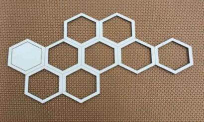 HOME DECO - Cadre 9 Hexagones 