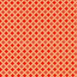 Papier Fantaisie 100% Coton - SHIYOGAMI Rouge/Orange