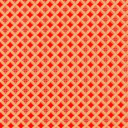 Papier Fantaisie 100% Coton - SHIYOGAMI Rouge/Orange
