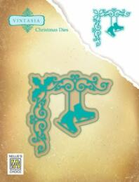 Dies Découpe Nellies Choice - Matrice de découpe NOEL - CADRE PATINS A GLACE Ice Skates