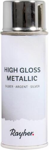 Bombe de Peinture : ARGENT METALLIC HIGH GLOSS 200ml