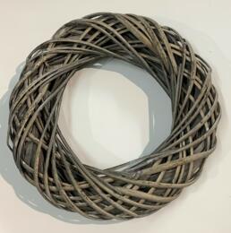 OSIER - COURONNE OSIER GRIS diam 16 Int /30 Ext