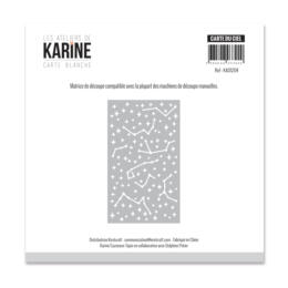 Dies Découpe Les Ateliers de Karine - CARTE BLANCHE - Carte du Ciel