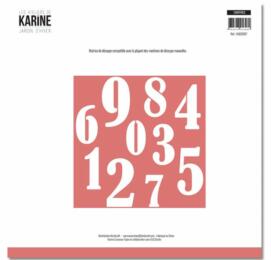 Dies Découpe Les Ateliers de Karine - JARDIN D'HIVER - CHIFFRES