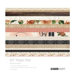 DESTOCKAGE  - Paper Pad 16.5x16.5 - KAISERCRAFT - Always & Forever