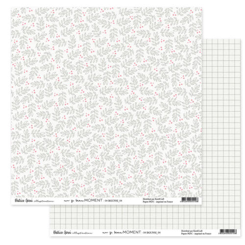Béatrice Garni - UN SI BEAU MOMENT N°4 - Papier Scrap 30x30