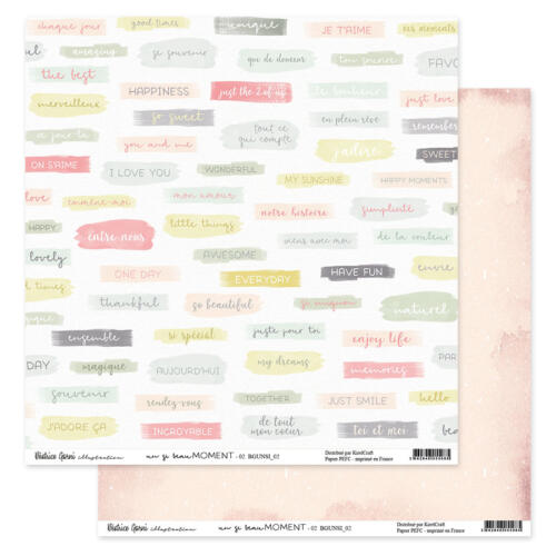 Béatrice Garni - UN SI BEAU MOMENT N°2 - Papier Scrap 30x30
