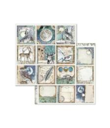 STAMPERIA - Collection COSMOS - Cards   papier 30x30