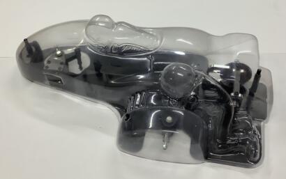 SIDE CAR 1/8ème : Châssis Montage Pneu F1 1/10ème