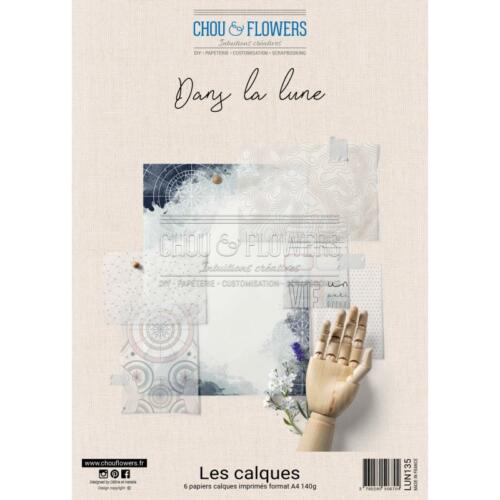 Chou Flowers - CALQUE DANS LA LUNE - Calque A4