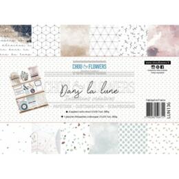 Chou Flowers - KIT DANS LA LUNE - Papier A4