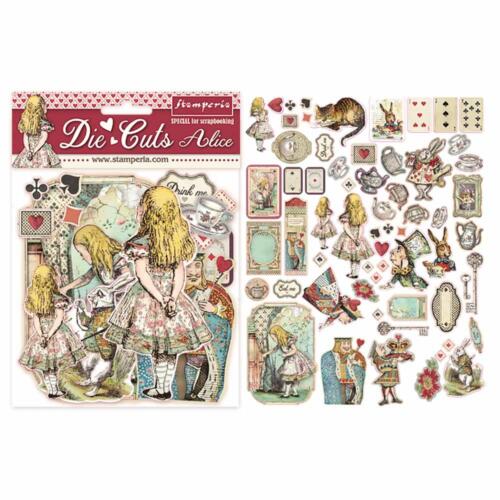 STAMPERIA - Collection ALICE - Die Cuts Découpes