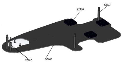 S2511 - Plot Carrosserie (3 pièces) - SIDE CAR 1/8ème