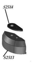 S2514 - Plaque Pare Choc - SIDE CAR 1/8ème